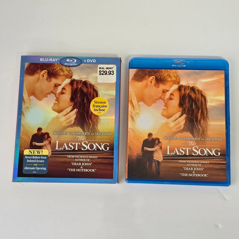 The Last Song Blu-ray DVD Miley Cyrus Romance Drama‎ Movie Touchstone